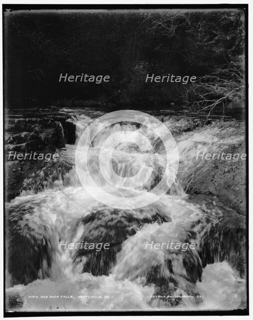 Red Rock Falls, Henryville, Pa., between 1890 and 1901. Creator: Unknown.