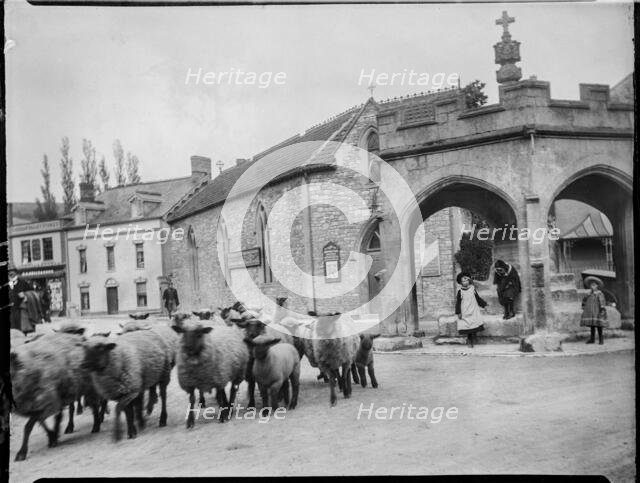 Market Cross, Cheddar, Sedgemoor, Somerset, 1907. Creator: Katherine Jean Macfee.