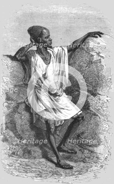 ''San-farba, a griot of Segou; Journey from the Senegal to the Niger', 1875. Creator: Unknown.
