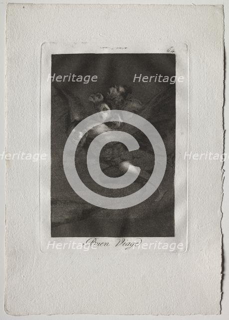 Ochenta Caprichos: Bon Voyage, 1793-1798. Creator: Francisco de Goya (Spanish, 1746-1828).