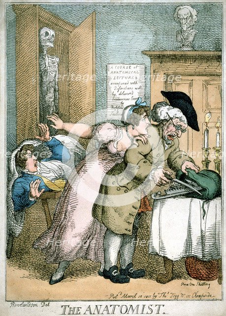 'The Anatomist', 1811. Artist: Thomas Rowlandson