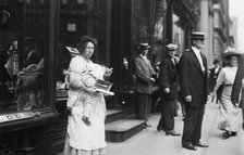 Beggar - Peddler on Broadway, 1911. Creator: Bain News Service.