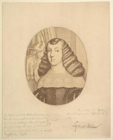 Catherine, Princess of Portugal, 1661. Creator: Wenceslaus Hollar.