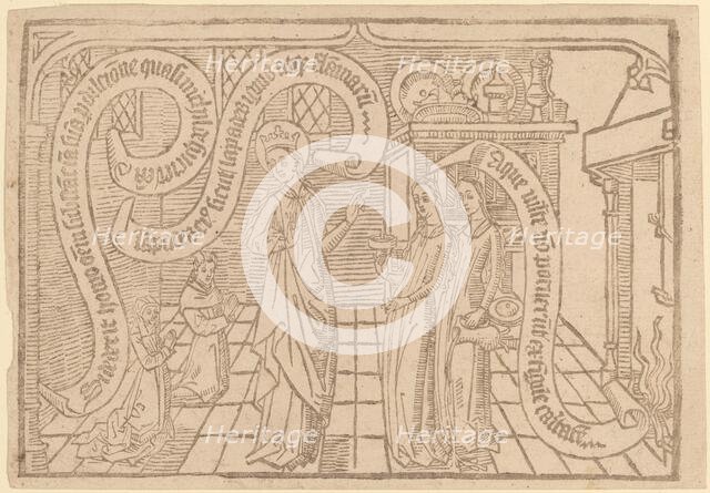 Page from "Canticum Canticorum": 2nd Edition, in or after 1465. Creator: Unknown.