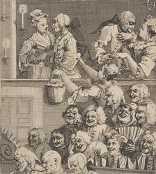 The Laughing Audience, December 1733., December 1733. Creator: William Hogarth.