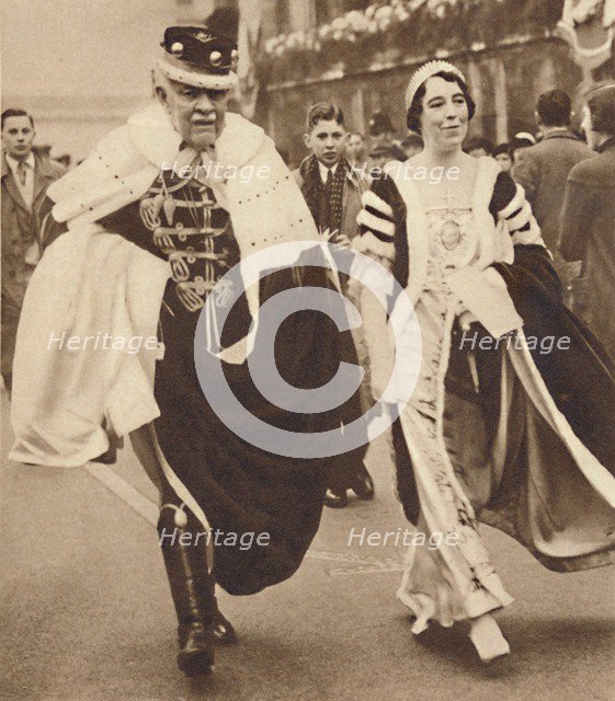 'Lord and Lady Armstrong', May 12 1937. Artist: Unknown.