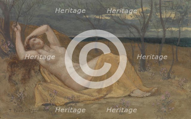 Tamaris, ca. 1886-87. Creator: Pierre Puvis de Chavannes.