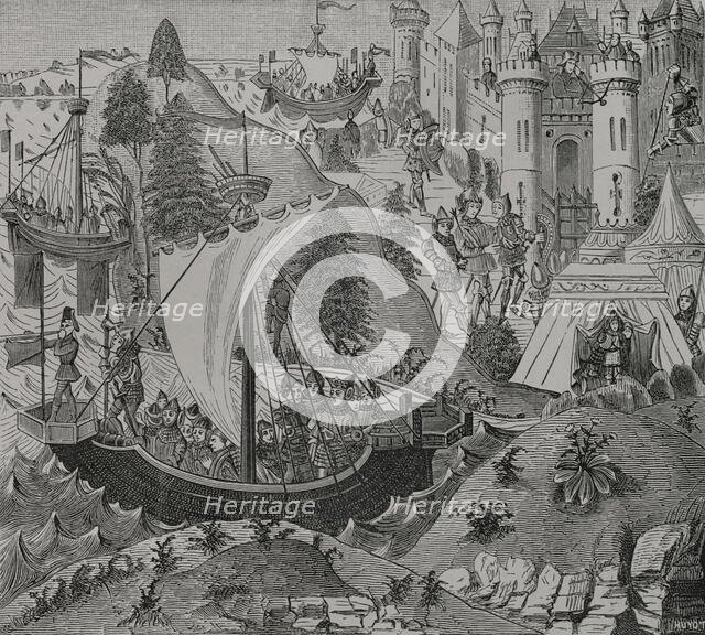 Richard I, (1157-1199), King of England, Châlus-Chabrol, France, 1199, 14th century (1877). Creator: Unknown.