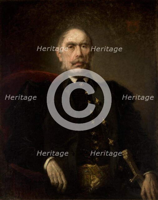 Portrait of Kazimierz Grocholski, 1880. Creator: Wilhelm Leopolski.