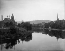 Down the Chenango, Binghamton, N.Y., between 1900 and 1906. Creator: Unknown.