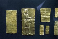 Gold plaques from the Oxus treasure, Achaemenid Persian, 5th-4th century BC. Artist: Unknown