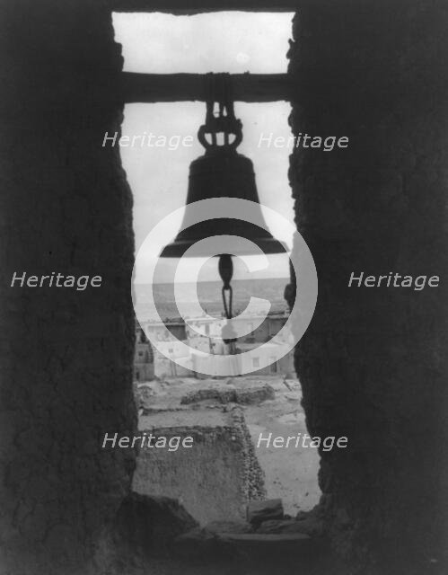 The old bell tower, c1905. Creator: Edward Sheriff Curtis.