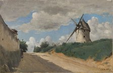 The Windmill, ca 1835-1840. Creator: Corot, Jean-Baptiste Camille (1796-1875).