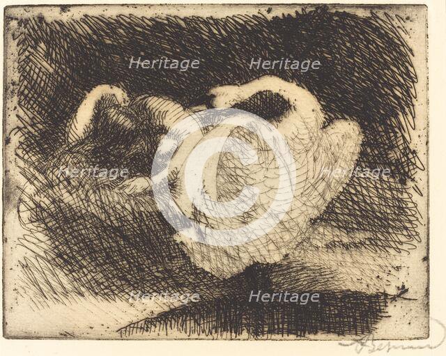 Leda Sleeping (Léda s'endort), 1913. Creator: Paul Albert Besnard.