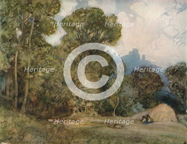 Chateau Gaillard, c1864-1906, (1906). Artist: Alfred Edward East