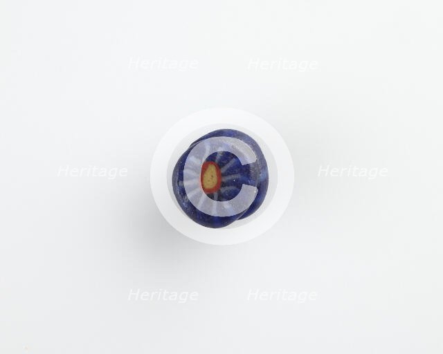 Double bead, made of two joined buttons...Ptolemaic Dynasty or Roman Period, 305 BCE-19 CE. Creator: Unknown.