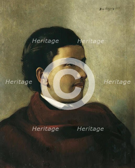 The Austrian officer Otto Pohl, 1856. Creator: Heinrich von Angeli.