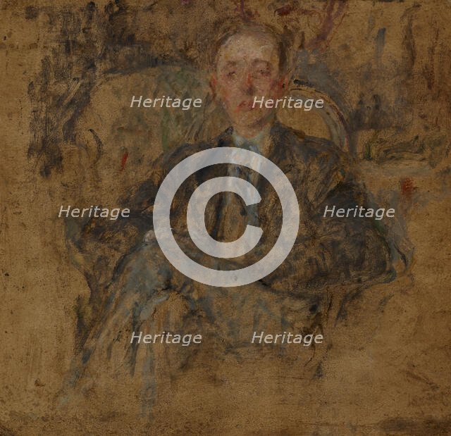 Study of a Male Figure, c1925. Creator: Olga Boznanska.