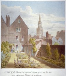 Mr Upcott's House, Upper Street, Islington, London, c1835. Artist: Anon