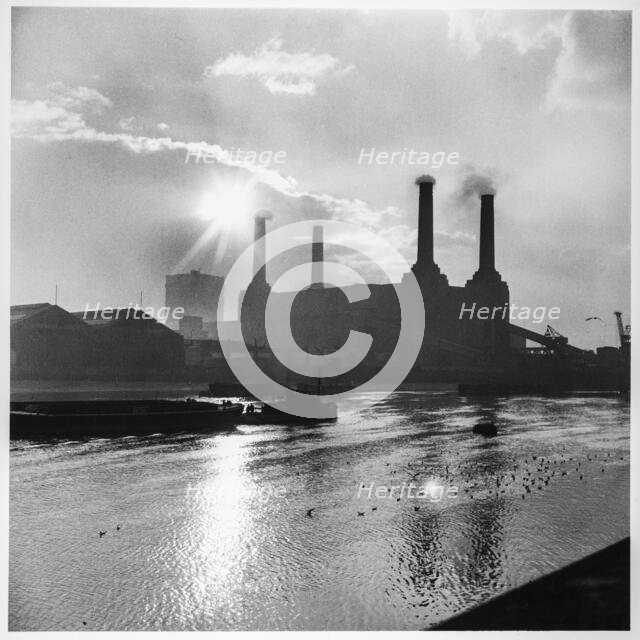 Battersea Power Station, Cringle Street, Battersea, Wandsworth, Greater London Authority, 1960-1975. Creator: Leonard Robin Mattock.