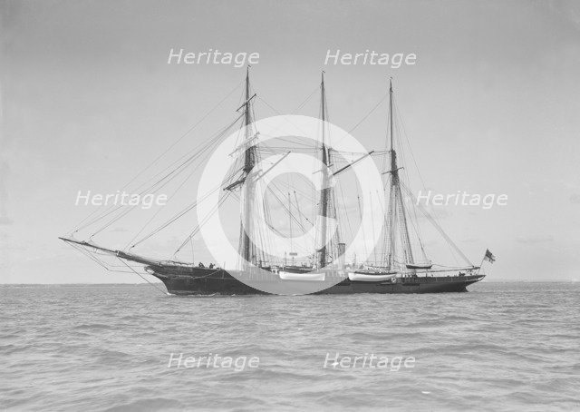 The auxiliary sailing ship 'Sunbeam', 1911. Creator: Kirk & Sons of Cowes.