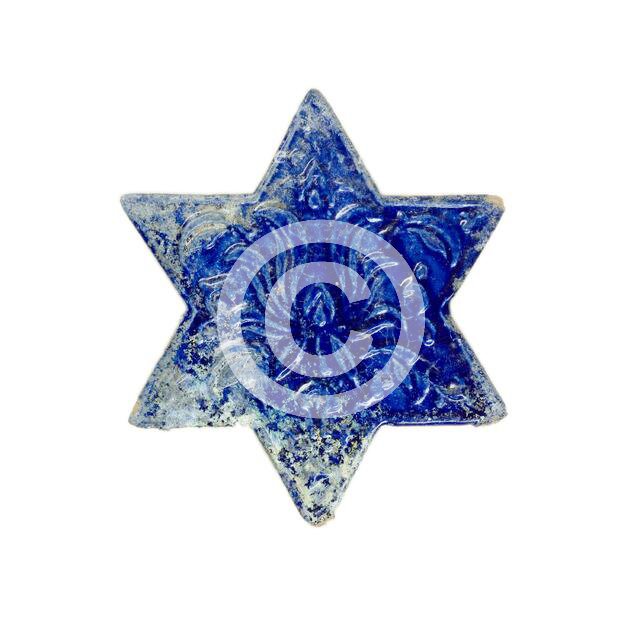 Star Tile with Lotus Flower, ilkhanic dynasty (1256-1353), late 13th or 14th century. Creator: Unknown.