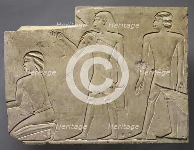 Priests Performing Funeral Rites, c. 667-647 BC. Creator: Unknown.