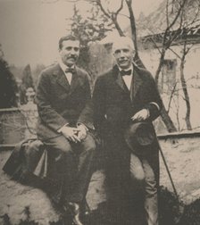 Hugo von Hofmannsthal (1874-1929) and Richard Strauss (1864-1949), 1912. Creator: Anonymous.