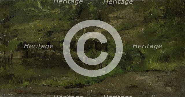 Meadow Landscape, c.1880-c.1923. Creator: George Hendrik Breitner.