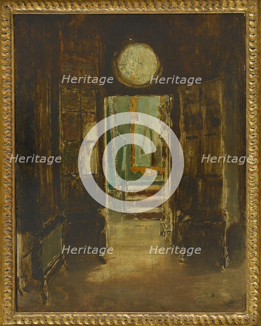 L'Escalier du look-out à Hauteville House. Creator: Georges-Victor Hugo.