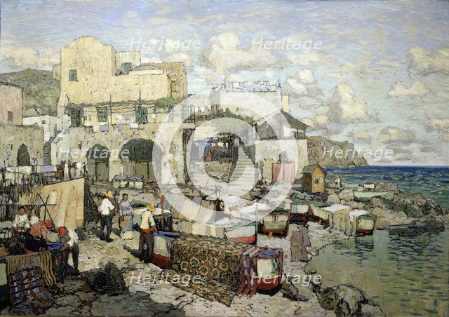 View of the Capri Island. Artist: Gorbatov, Konstantin Ivanovich (1876-1945)