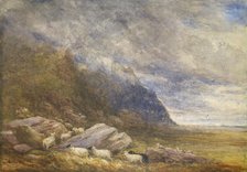 Penmaen Bach, 1852. Creator: David Cox the Elder.