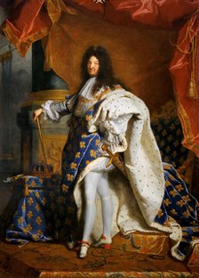 Louis XIV, King of France (1638-1715), 1701. Creator: Rigaud, Hyacinthe François Honoré (1659-1743).