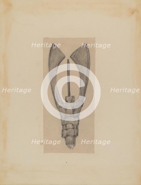 Fish Spear, 1935/1942. Creator: George B. Wally.