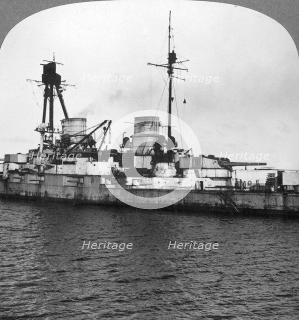 German battlecruiser 'Derfflinger', World War I, 1918. Artist: Realistic Travels Publishers