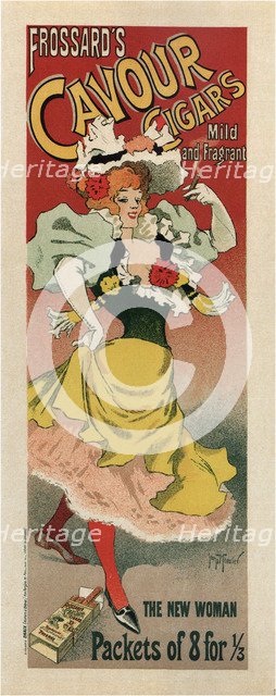 Cavour Cigars, 1896. Artist: Meunier, Henri Georges (1873-1922)