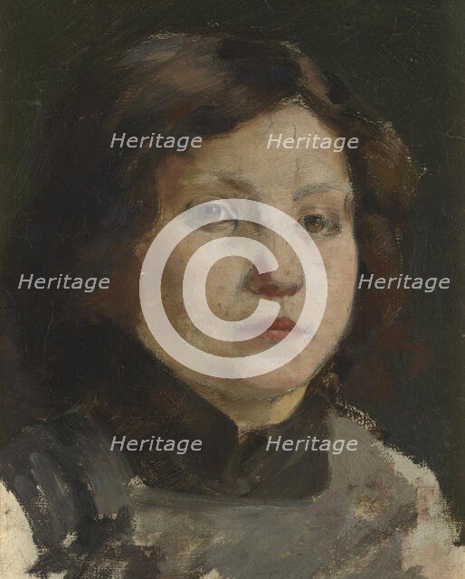 Portrait of a Child, 1895-1905. Creator: Emile Vloors.