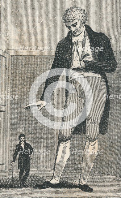 Jozef Boruwlaski (1739-1837) and Patrick Cotter O'Brien (1760-1806), c1780 (1894). Artist: Unknown.