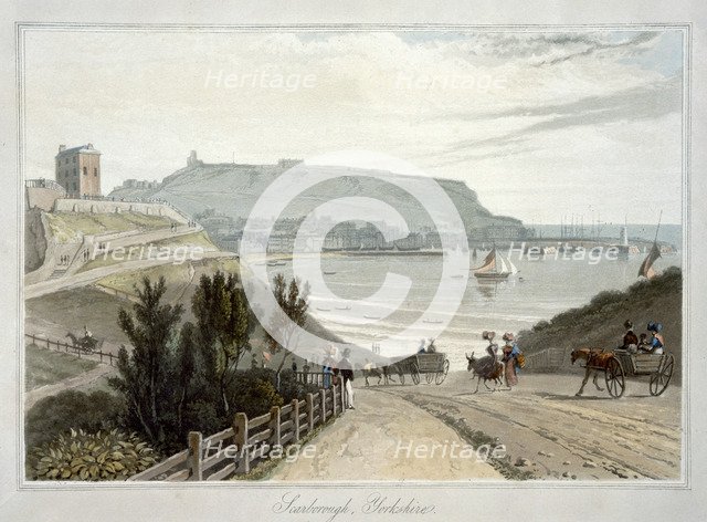'Scarborough, Yorkshire', 1822. Artist: William Daniell