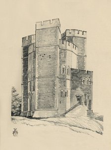 'Exterior of Orford Castle, Suffolk (the Battlements restored)', (1931). Artist: Charles Henry Bourne Quennell.