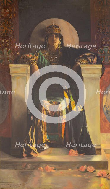 Empress Theodora, ca 1887. Creator: Benjamin-Constant, Jean-Joseph (1845-1902).