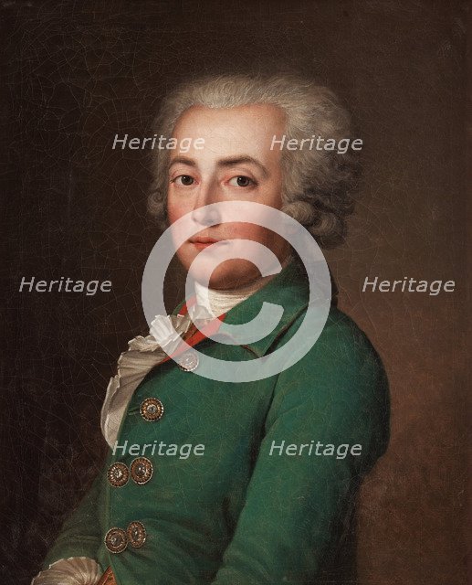 Portrait of Stanislas Marie Adélaïde, Comte de Clermont-Tonnerre (1757-1792), 1781. Artist: Wertmüller, Adolf Ulrik (1751-1811)