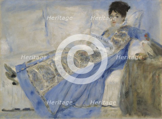 Portrait of Madame Monet, ca 1872.