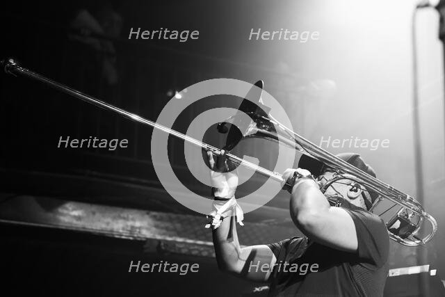 Matic Horns, Horace Andy & Dub Asante Band feat. Matic Horns, Jazz Café, London, Jul 2023. Creator: Annapaola Marchesani.