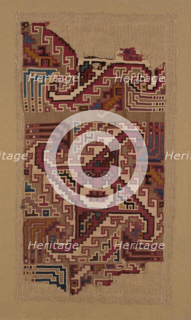 Fragment, Peru, A.D. 500/1000. Creator: Unknown.