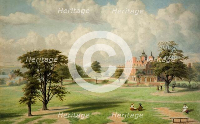 Aston Hall From The Park, 1891. Creator: Charles Ashmore.