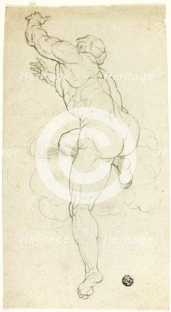 Ascending Male Nude, n.d. Creator: Unknown.