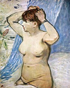 'A Study of the Nude', 1879 (1938).Artist: Edouard Manet