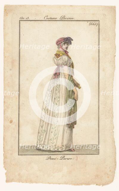 Journal of Ladies and Fashions, 1804-1805. Creator: Anon.