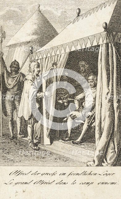 Plate 3 for 'History of the Middle Ages', 1793. Creators: Daniel Nikolaus Chodowiecki, Eberhard Siegfried Henne.